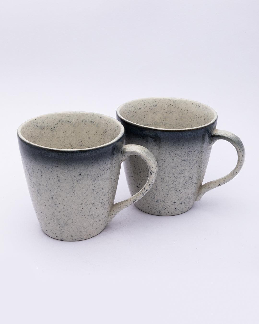 Market99 Mug Set, Tea & Coffee Mug Set, Soup Mug, Handmade, Ivory, Ceramic, Set of 2 - MARKET 99