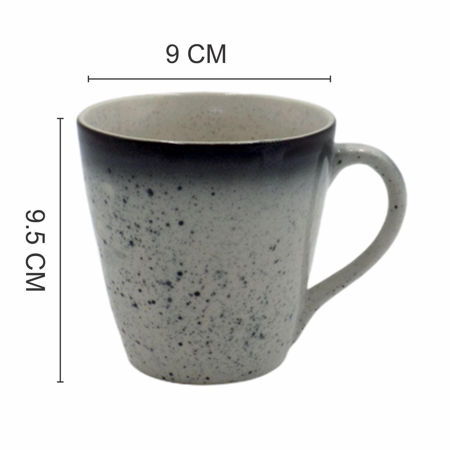 Market99 Mug Set, Tea & Coffee Mug Set, Soup Mug, Handmade, Ivory, Ceramic, Set of 2 - MARKET 99