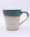 Market99 Mug Set, Tea & Coffee Mug Set, Soup Mug, Handmade, Two-Tone Look, Ivory, Ceramic, Set of 2 - MARKET 99