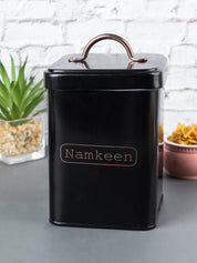 Market99 Namkeen Jar with Lid - (Black, 1900mL) - MARKET 99