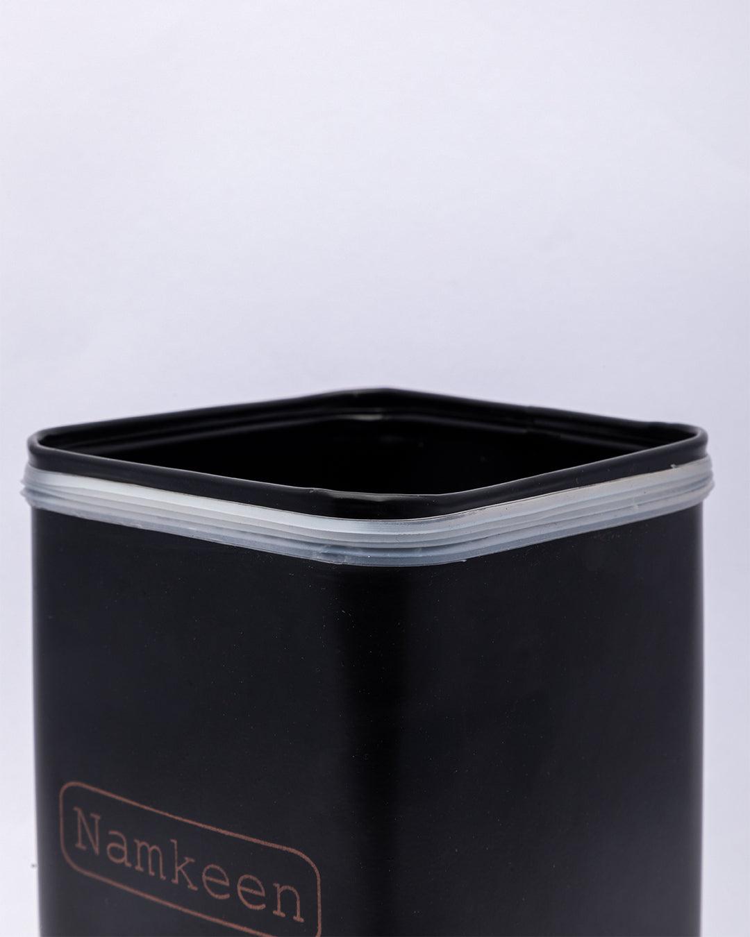 Market99 Namkeen Jar with Lid - (Black, 1900mL) - MARKET 99