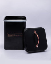 Market99 Namkeen Jar with Lid - (Black, 1900mL) - MARKET 99