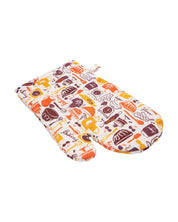 Market99 Oven Gloves, Multicolour, Cotton, Set of 2 - MARKET 99