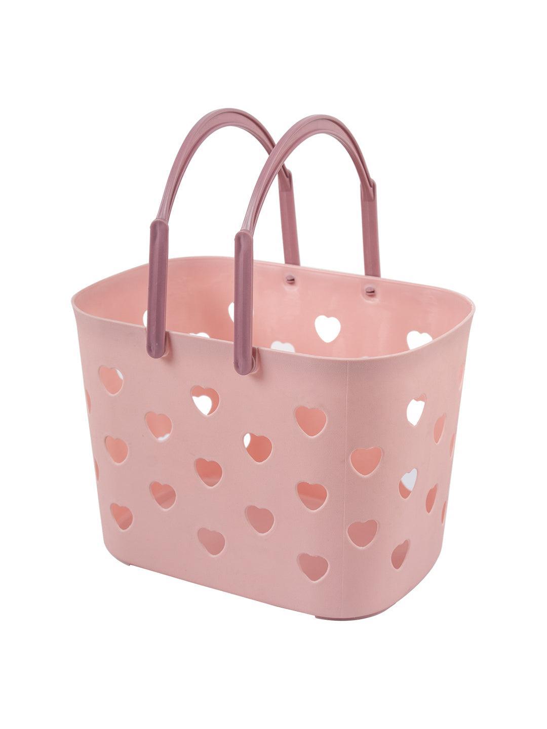 Plastic Shopping Storage Basket with Handles