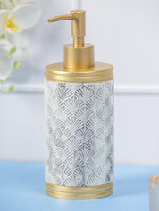 Polyresin Soap Dispenser with Golden Pump - 375 mL