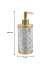 Polyresin Soap Dispenser with Golden Pump - 375 mL