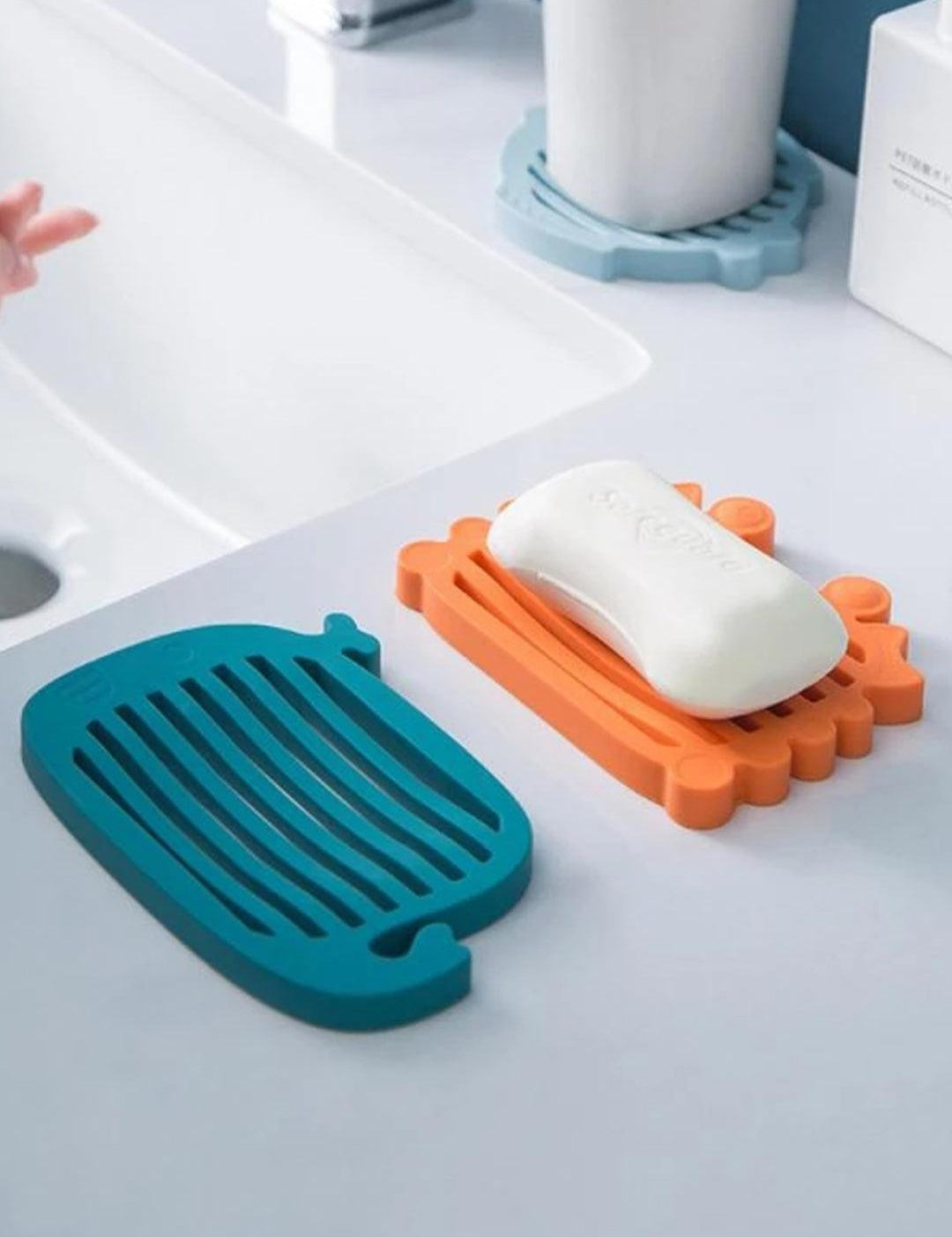 Market99 Rectangular Silicone Soap Dish 10X8X1Cm - MARKET 99