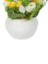 Market99 Round Plastic Flower With Pot - MARKET 99