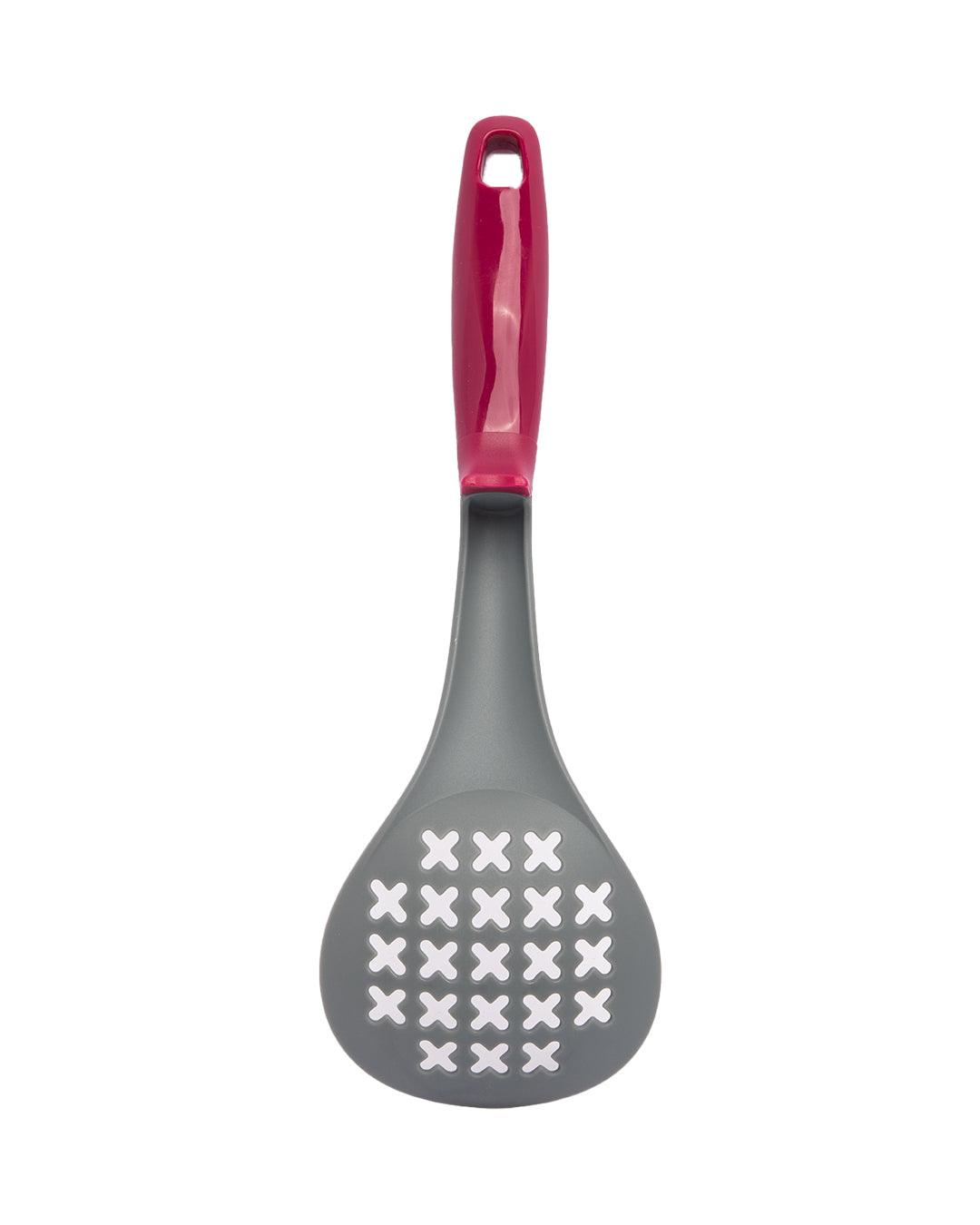 Market99 Slotted Skimmer, Pink & Grey, Plastic - MARKET 99