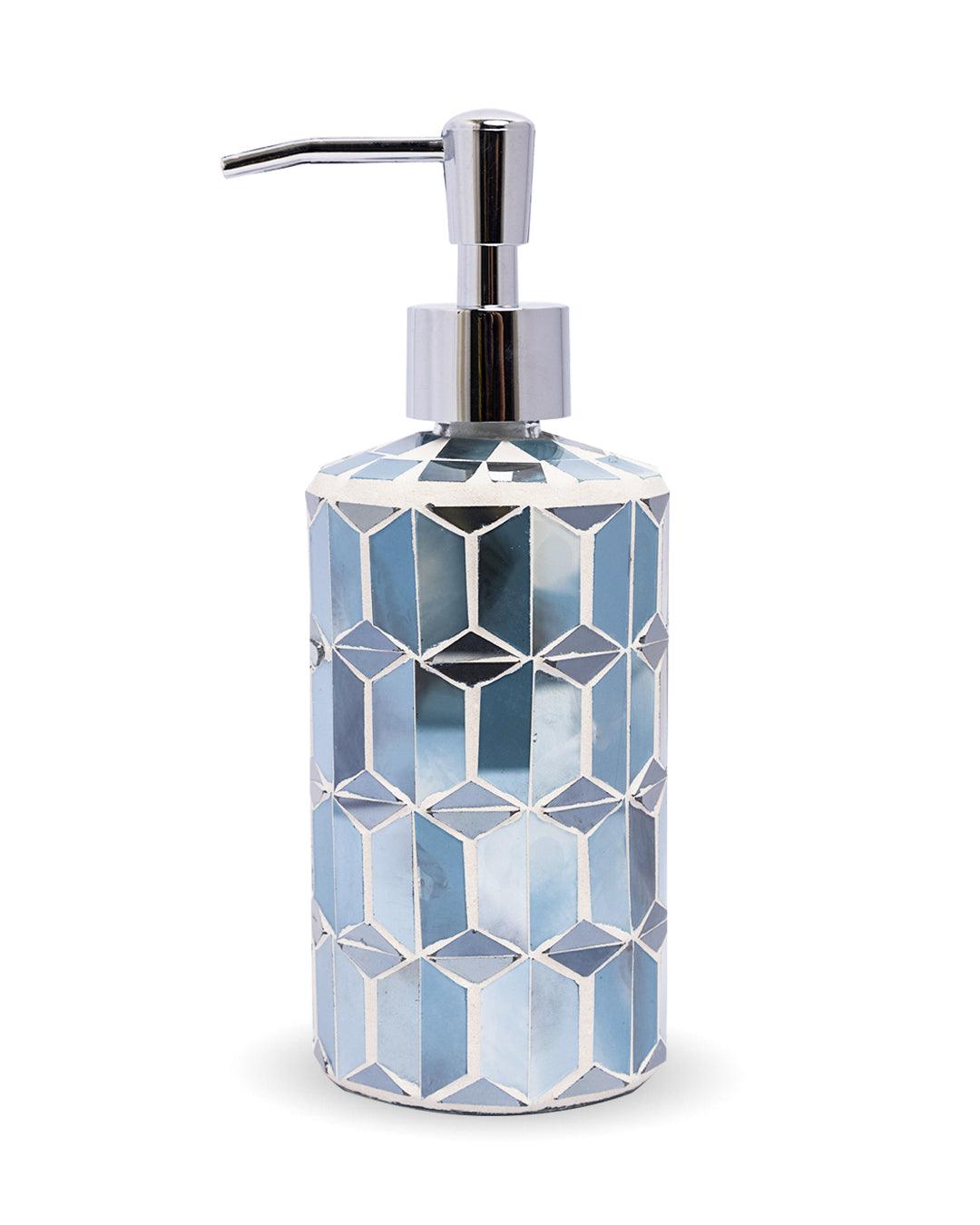 Market99 Soap Dispenser, Blue, Glass, 400 mL - MARKET 99