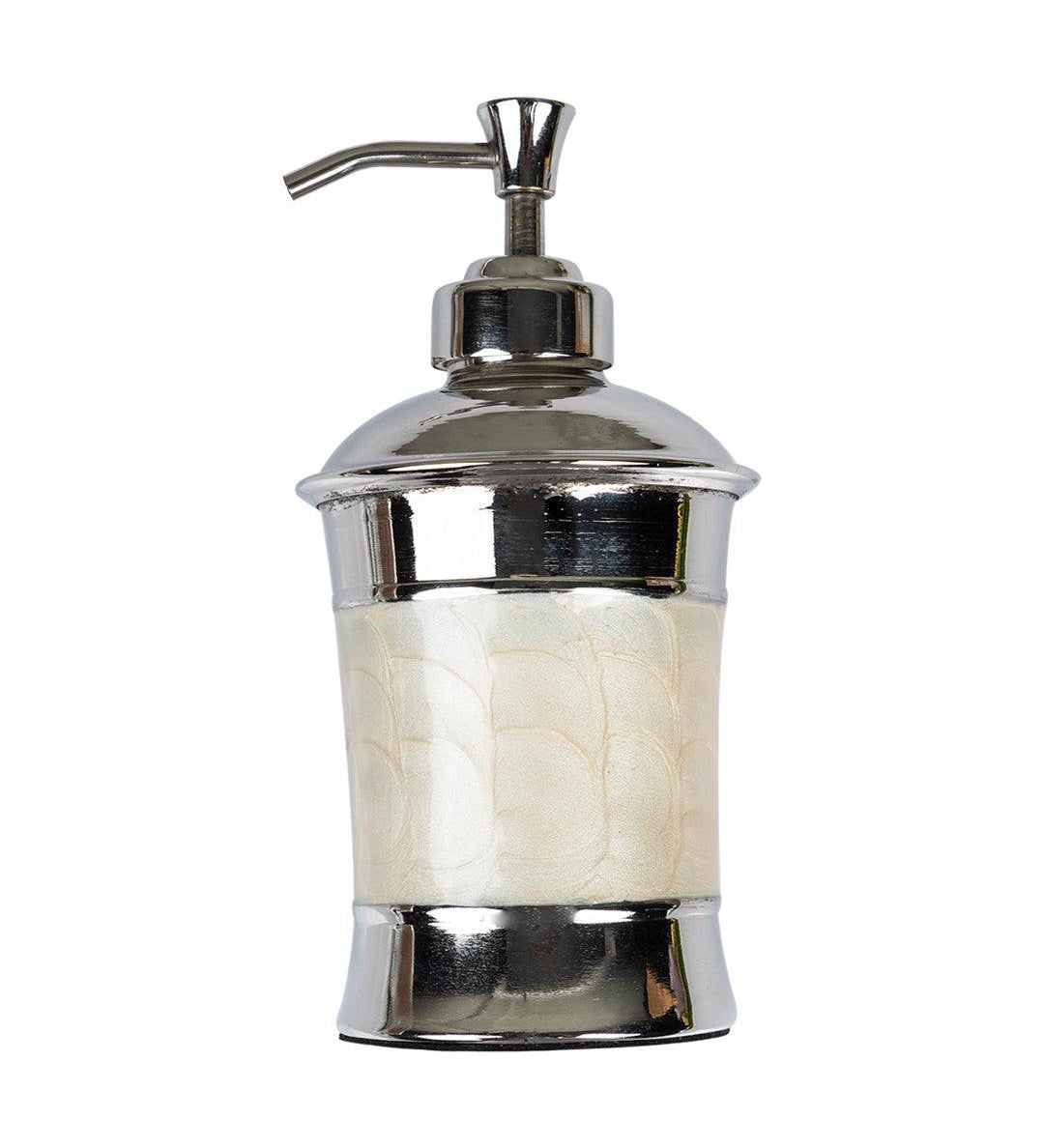 Market99 Soap Dispenser, Silver & Black, Brass, 300 mL - MARKET 99