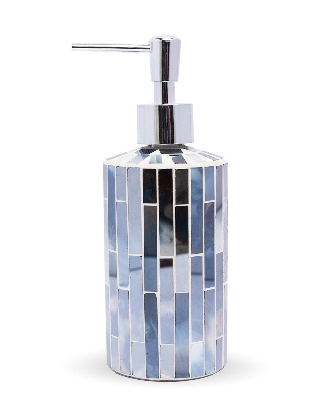 Market99 Soap Dispenser, Silver, Glass, 400 mL - MARKET 99