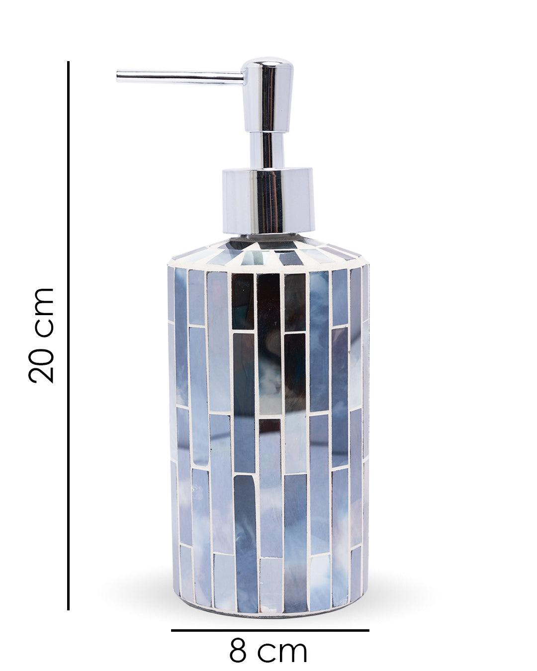 Market99 Soap Dispenser, Silver, Glass, 400 mL - MARKET 99