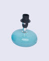 Market99 Table Lamp, with Shade, Oval Shape, Blue, Ceramic - MARKET 99