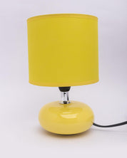 Market99 Table Lamp, with Shade, Oval Shape, Yellow, Ceramic - MARKET 99