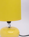 Market99 Table Lamp, with Shade, Oval Shape, Yellow, Ceramic - MARKET 99
