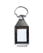 Market99 Table Lantern, Small, Silver, Stainless Steel & Glass - MARKET 99