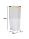 Market99 Tall Plastic Cereal Dispenser Jar With Lid - MARKET 99