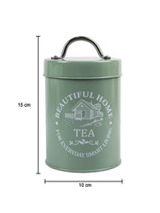 Tea & Sugar Storage Jar with Lid - Set Of 2, Each 850mL