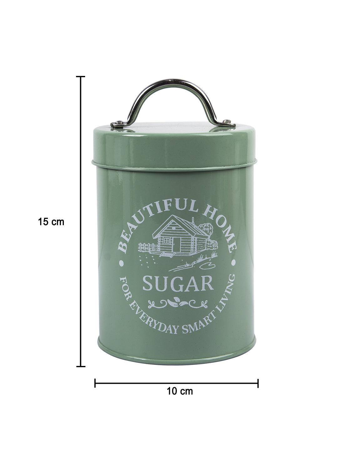 Tea & Sugar Storage Jar with Lid - Set Of 2, Each 850mL