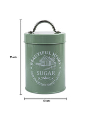 Tea & Sugar Storage Jar with Lid - Set Of 2, Each 850mL
