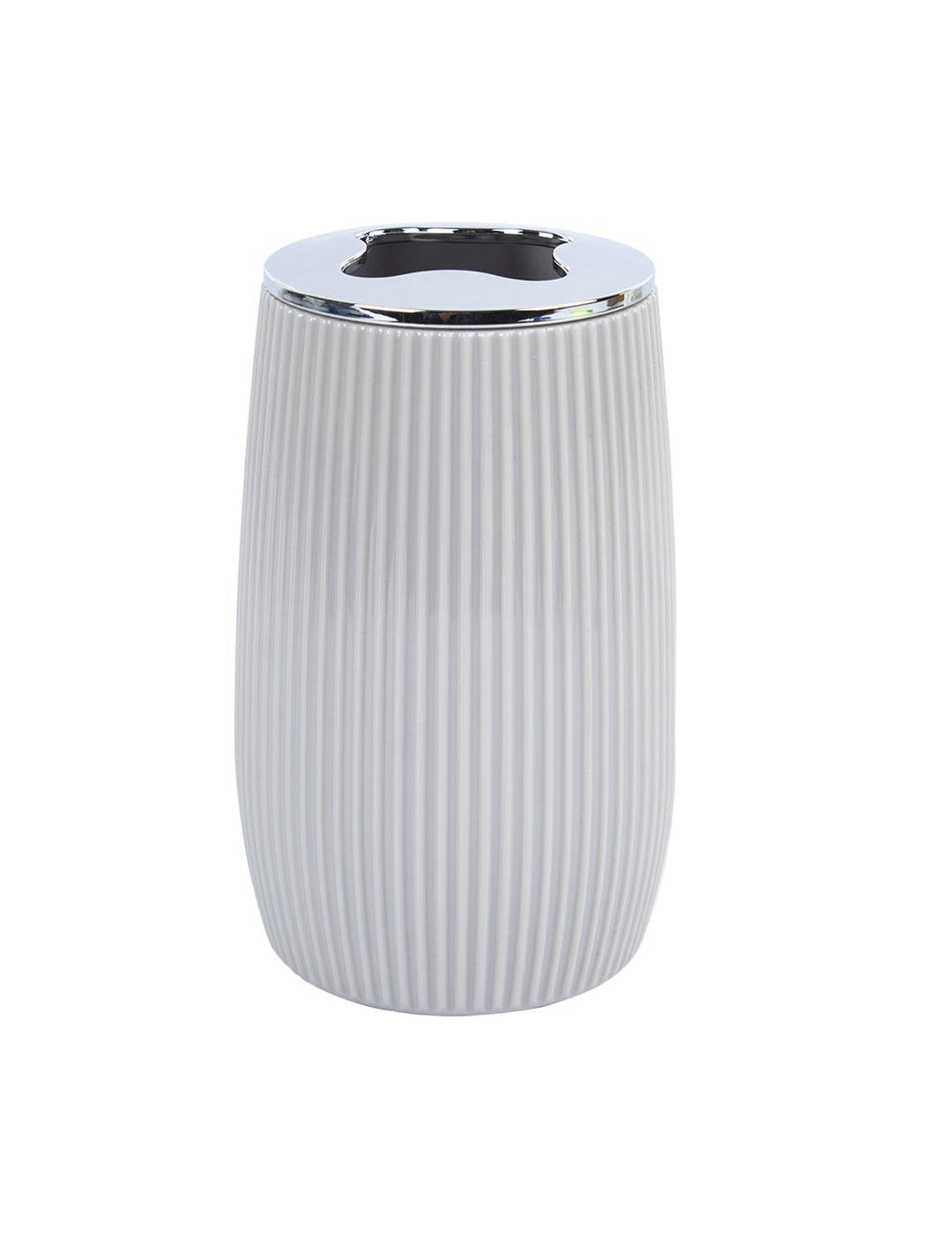 Market99 Toothbrush Holder With Striped Cylindrical Toothbrush Holder Tumbler Online - MARKET 99