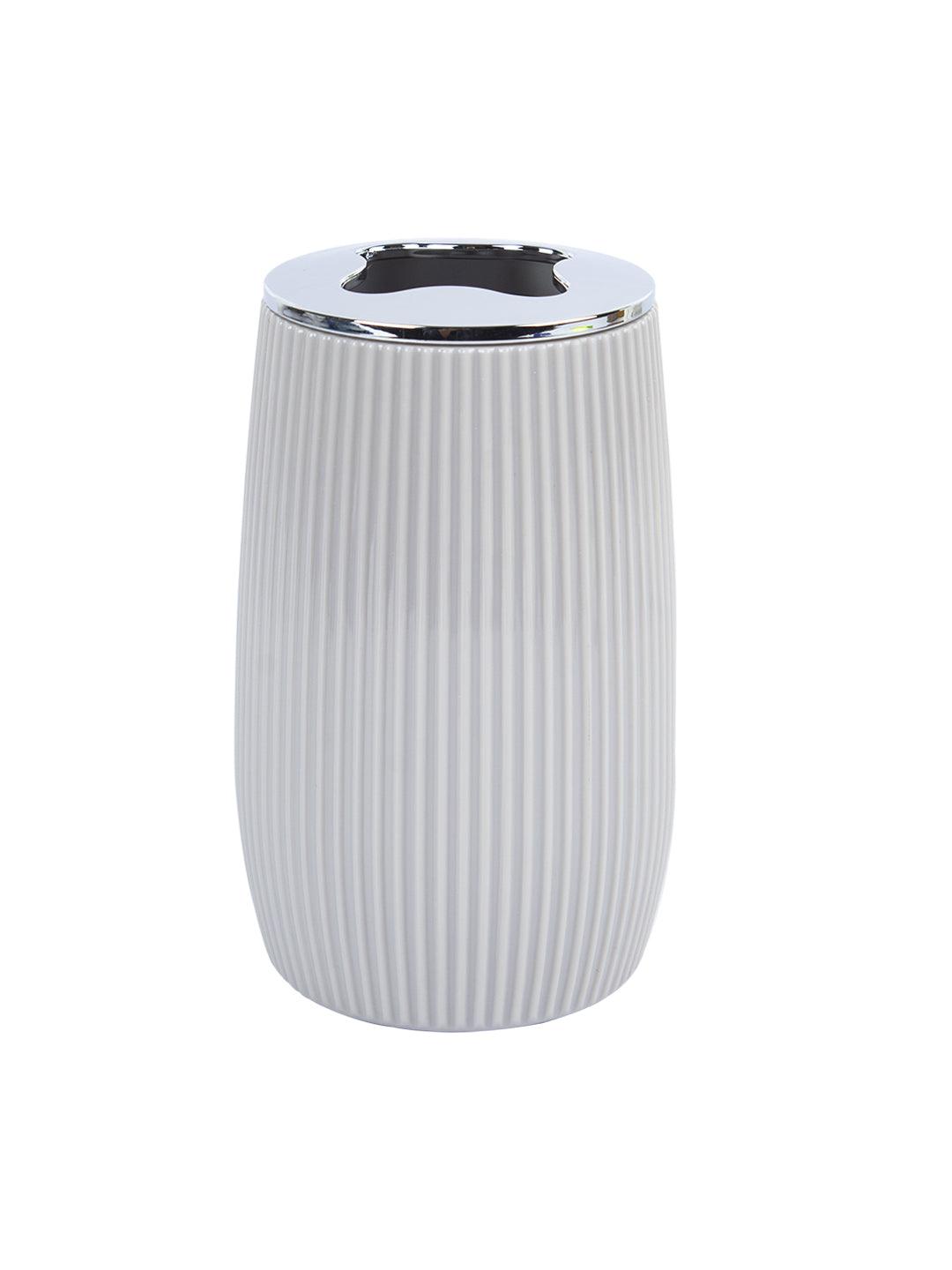 Market99 Toothbrush Holder With Striped Cylindrical Toothbrush Holder Tumbler Online - MARKET 99