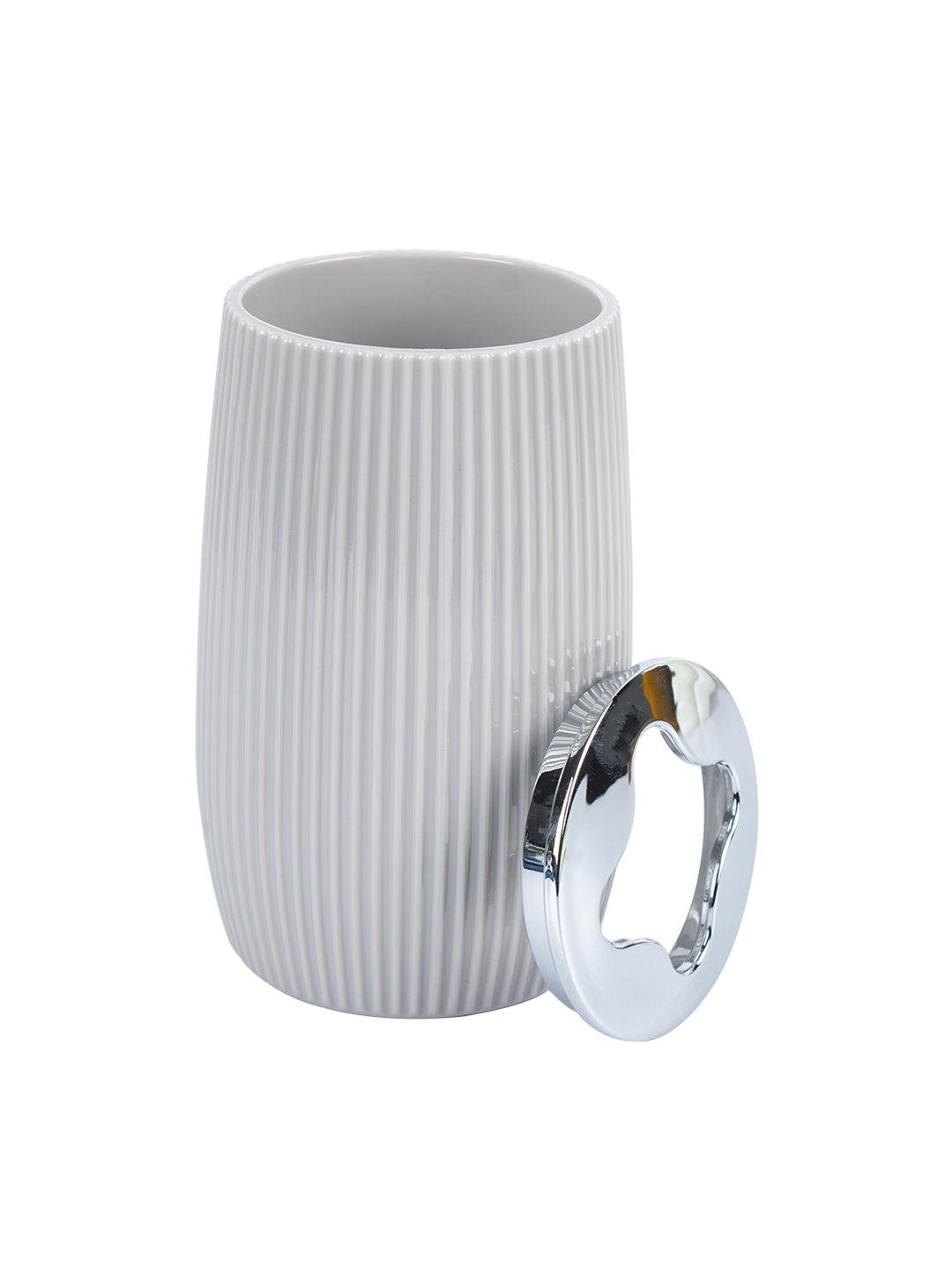 Market99 Toothbrush Holder With Striped Cylindrical Toothbrush Holder Tumbler Online - MARKET 99