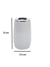 Market99 Toothbrush Holder With Striped Cylindrical Toothbrush Holder Tumbler Online - MARKET 99