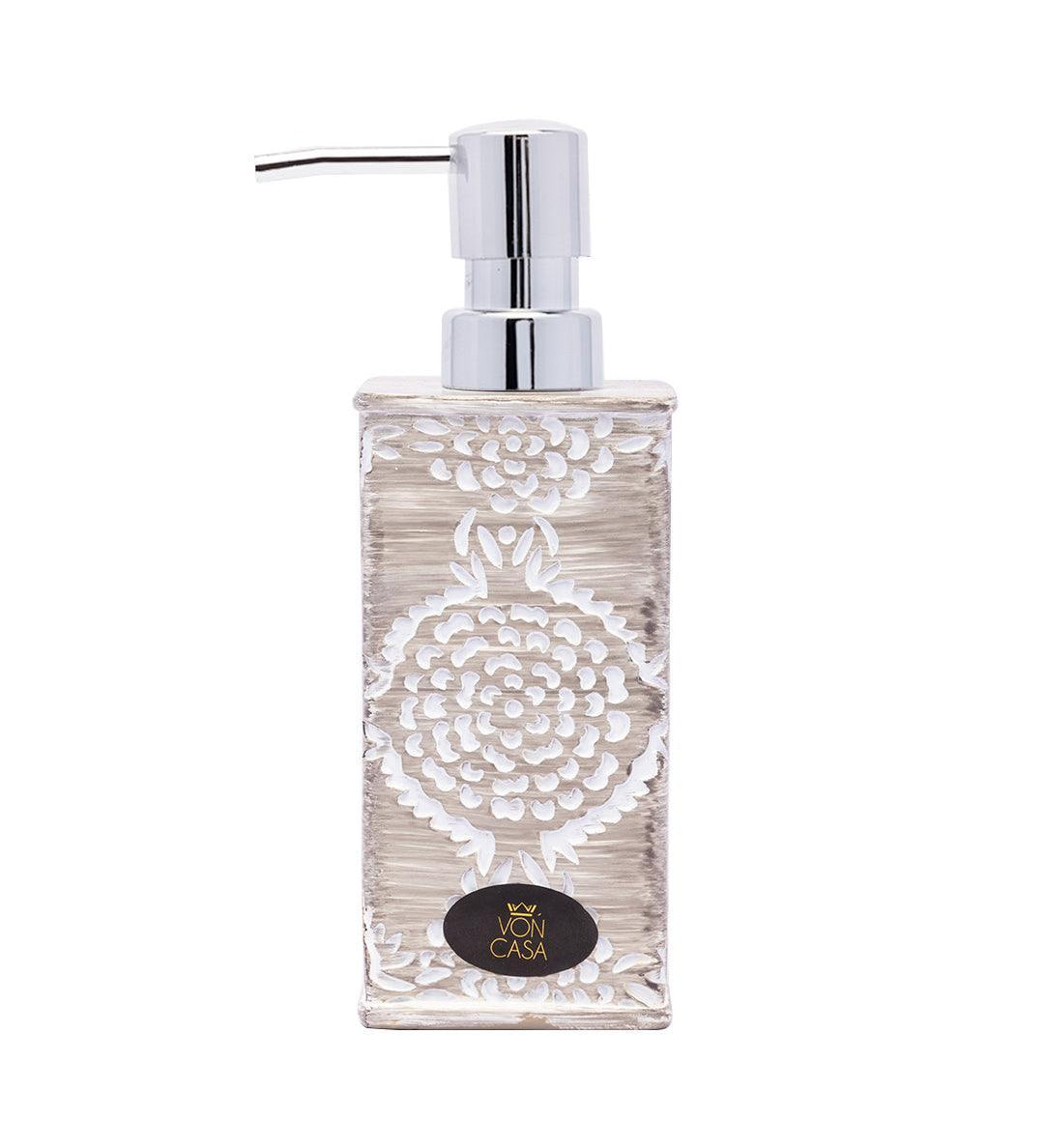 Market99 Traditional Engraved Design Liquid Soap Dispenser- 300 mL - MARKET 99