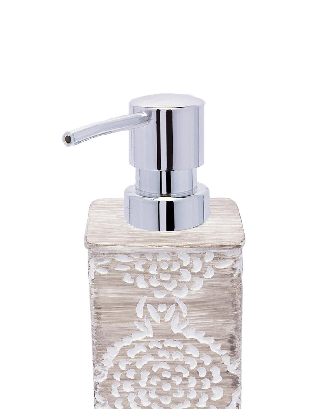 Market99 Traditional Engraved Design Liquid Soap Dispenser- 300 mL - MARKET 99