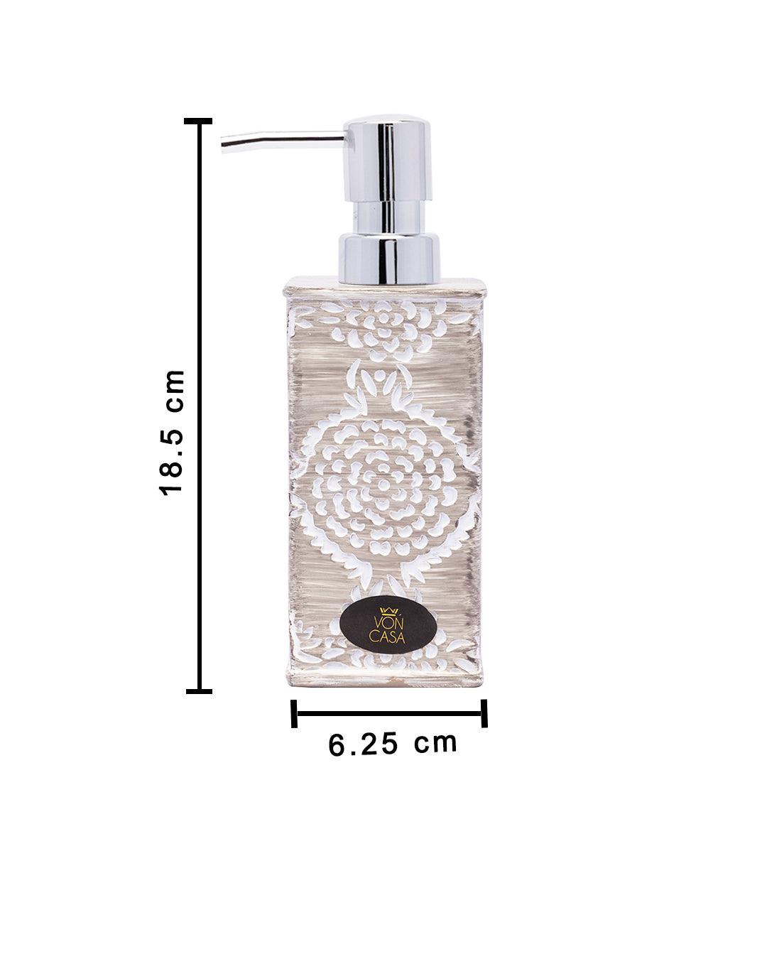 Market99 Traditional Engraved Design Liquid Soap Dispenser- 300 mL - MARKET 99