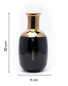 Market99 Vase, Flower Vase, Unique Glazed Design, Decorative Vase, Black, Ceramic - MARKET 99
