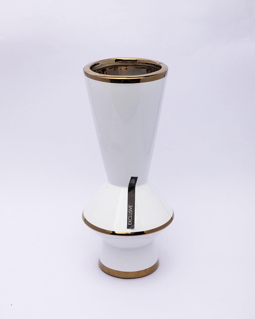 Market99 Vase, Flower Vase, Unique Glazed Design, Decorative Vase, Grey, Ceramic - MARKET 99