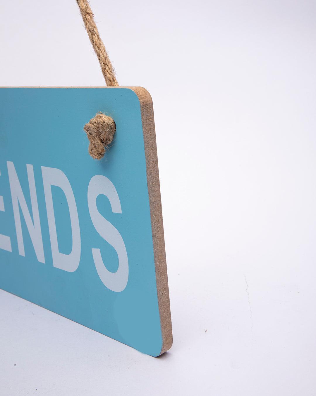 Market99 Wall Décor, Friends, Blue, MDF - MARKET 99