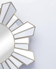 Market99 Wall Mirror, Wall Décor, Antique Finish, Champagne Colour, Plastic, Set of 3 - MARKET 99