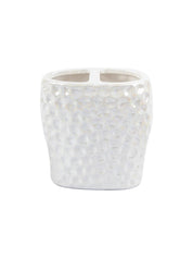 White Luster Ceramic Bathroom, Pack Of 3