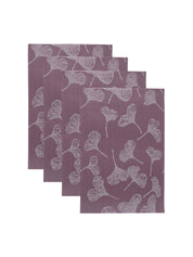 Maroon Tringle Pattern - Placemat Mat Set Of 4 - MARKET 99