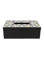 Mdf Brown Rectangular Tissue Box - MARKET 99