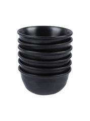 Melamine Black Round Soup Bowl (Set of 6) - MARKET 99