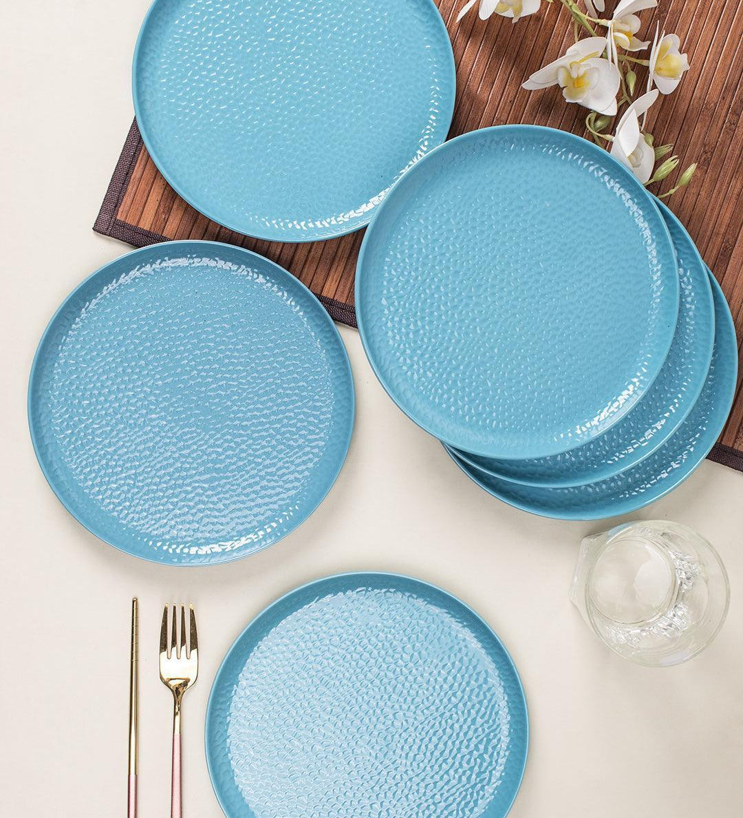 Melamine Round Quarter Plate (Set of 6) - MARKET 99