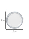 Melamine White Round Quarter Plate (Set of 6) - MARKET 99