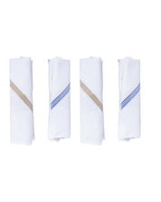 Mens Hanky, 40 X 40 cm - (Pack Of 2, Each Pack 4 Pcs) - MARKET 99