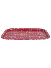 Merry Christmas Text Print - Metal Tray for Christmas - MARKET 99