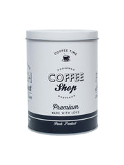 Metal Coffee Jar - Off White, 1000Ml - MARKET 99