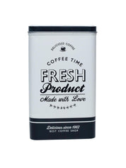 Metal Coffee Jar - Off White, 1700Ml - MARKET 99