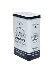 Metal Coffee Jar - Off White, 1700Ml - MARKET 99