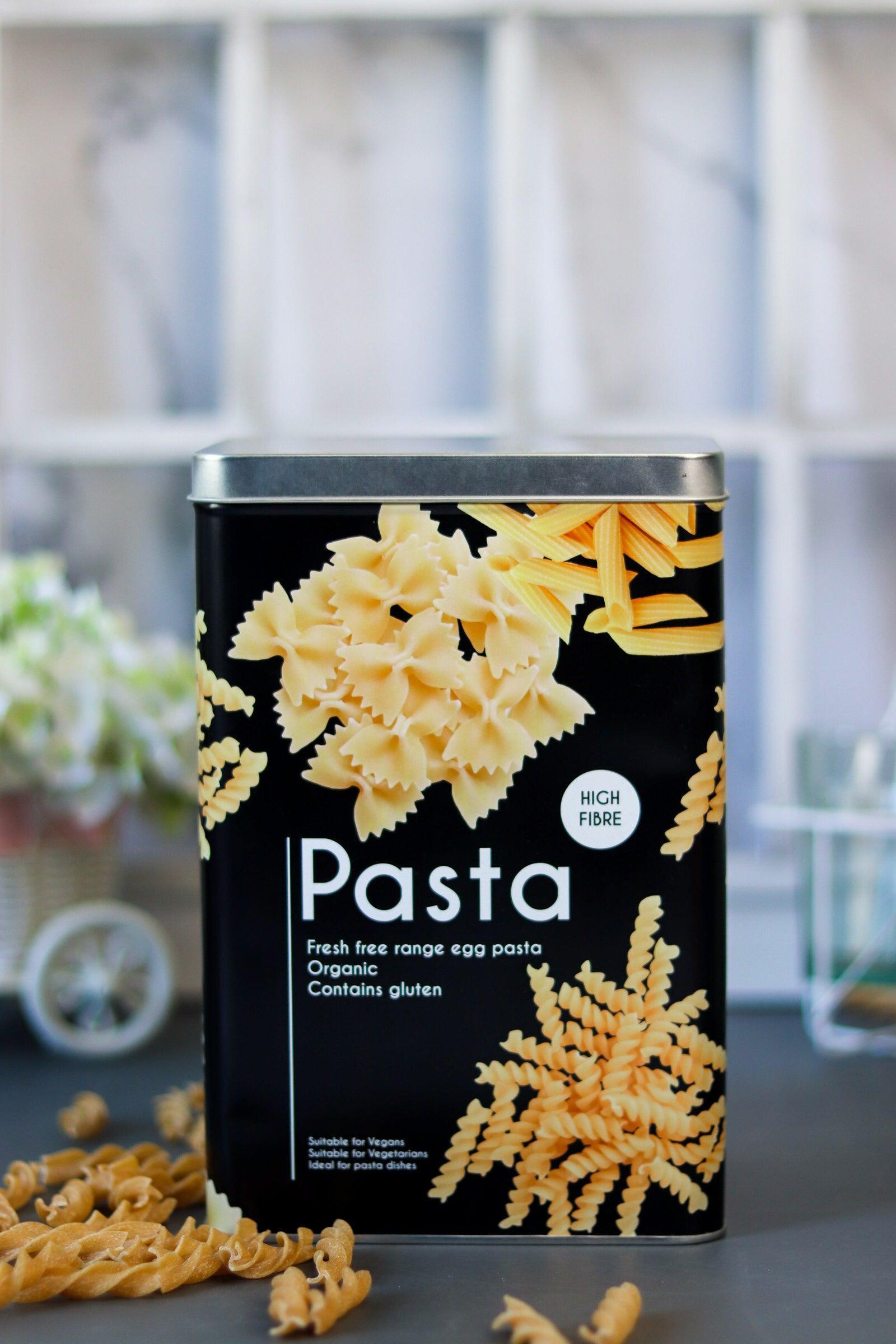 Metal Pasta Jar - Black, 3000Ml - MARKET 99