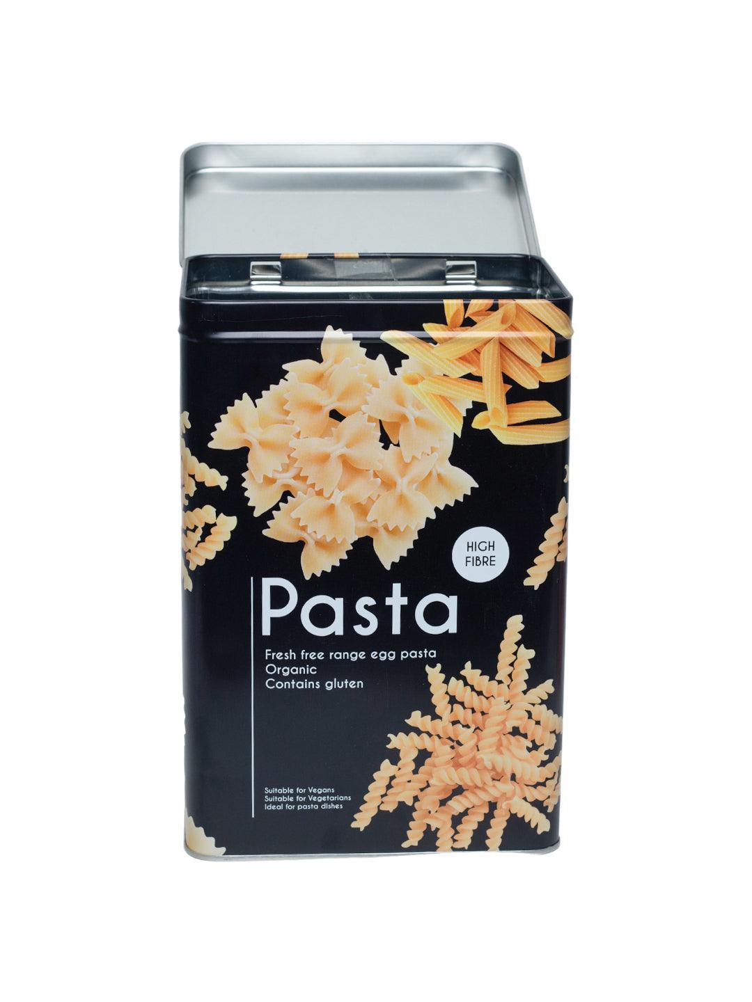 Metal Pasta Jar - Black, 3000Ml - MARKET 99