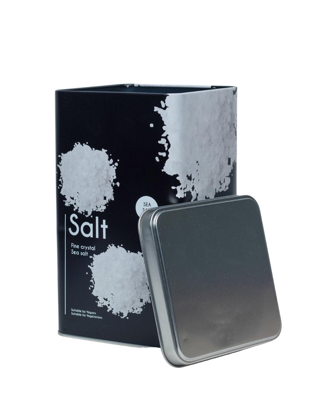 Metal Salt Jar - Black, 2050Ml - MARKET 99